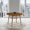 Armen Living Arcadia 42" Round Dining Table in Walnut Wood LCARDIWA42 - alternate 4